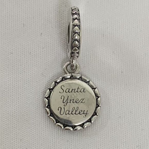 Pandora Santa Ynez Valley Exclusive Charm Pendant, S925 Silver Bracelets - Picture 2 of 4